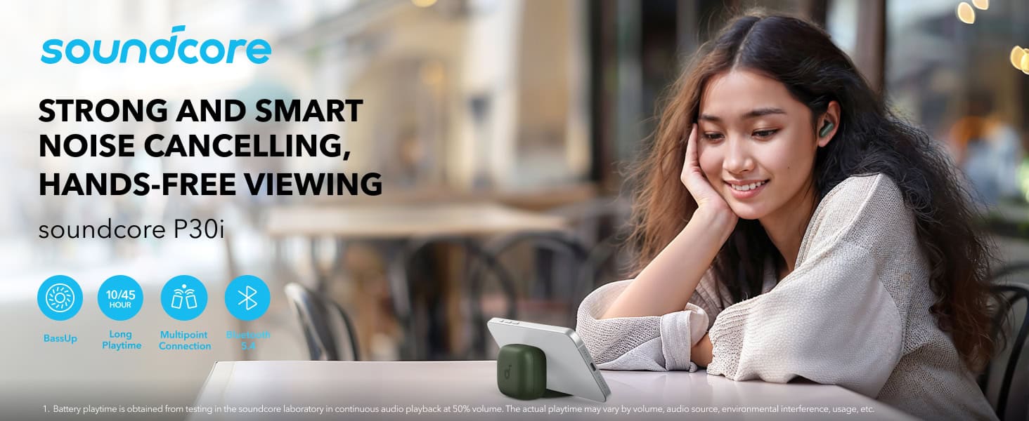 Soundcore P30i by Anker Noise Cancelling Earbuds